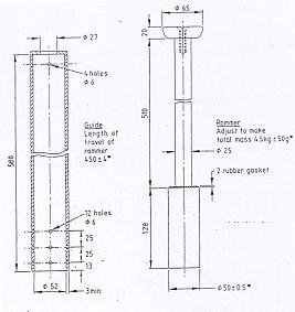 Standard Proctor Rammer - 4.5kg